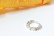 Silberperlenring