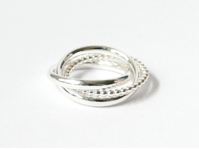 Eleganter Silberring