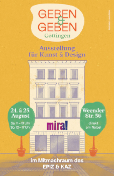 plakat gebenundgeben Göttingen 24